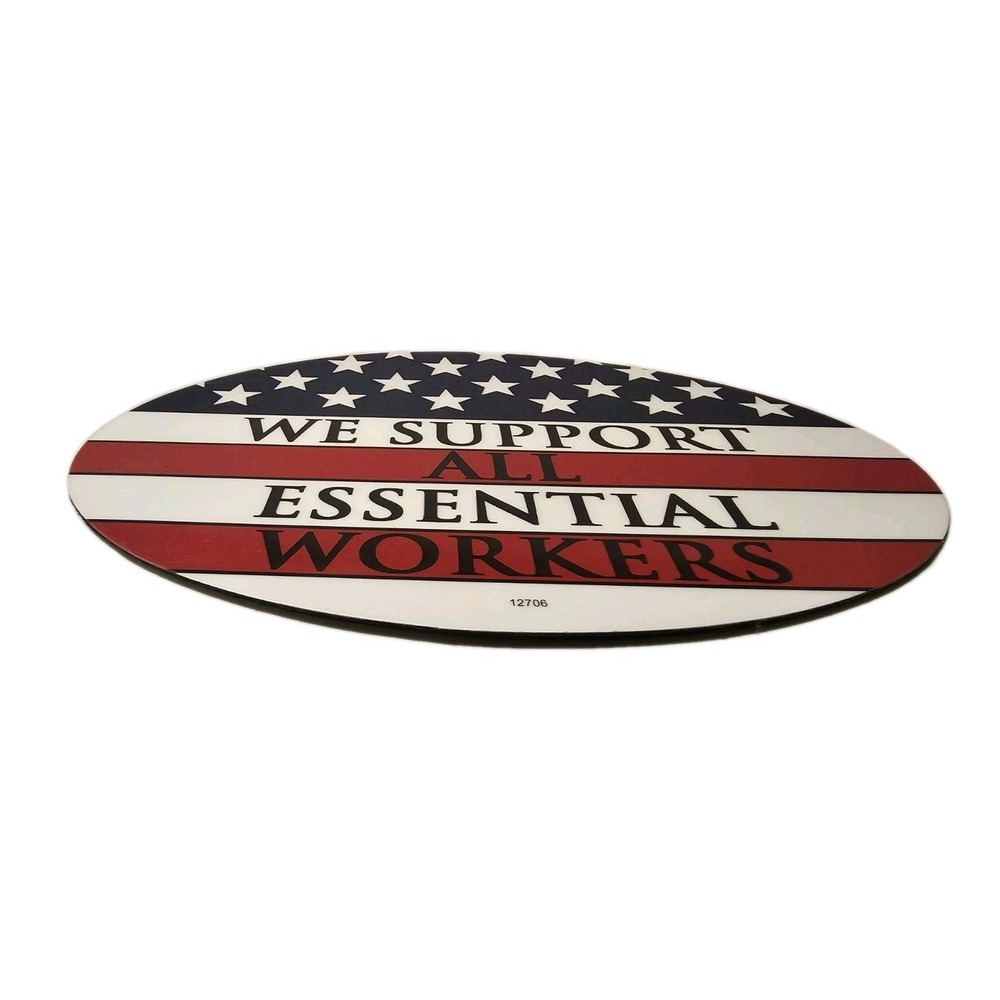 We Support All Essential Workers 6x4 Refrigerator Magnet Memorabilia Collectible - Picture 2 of 2